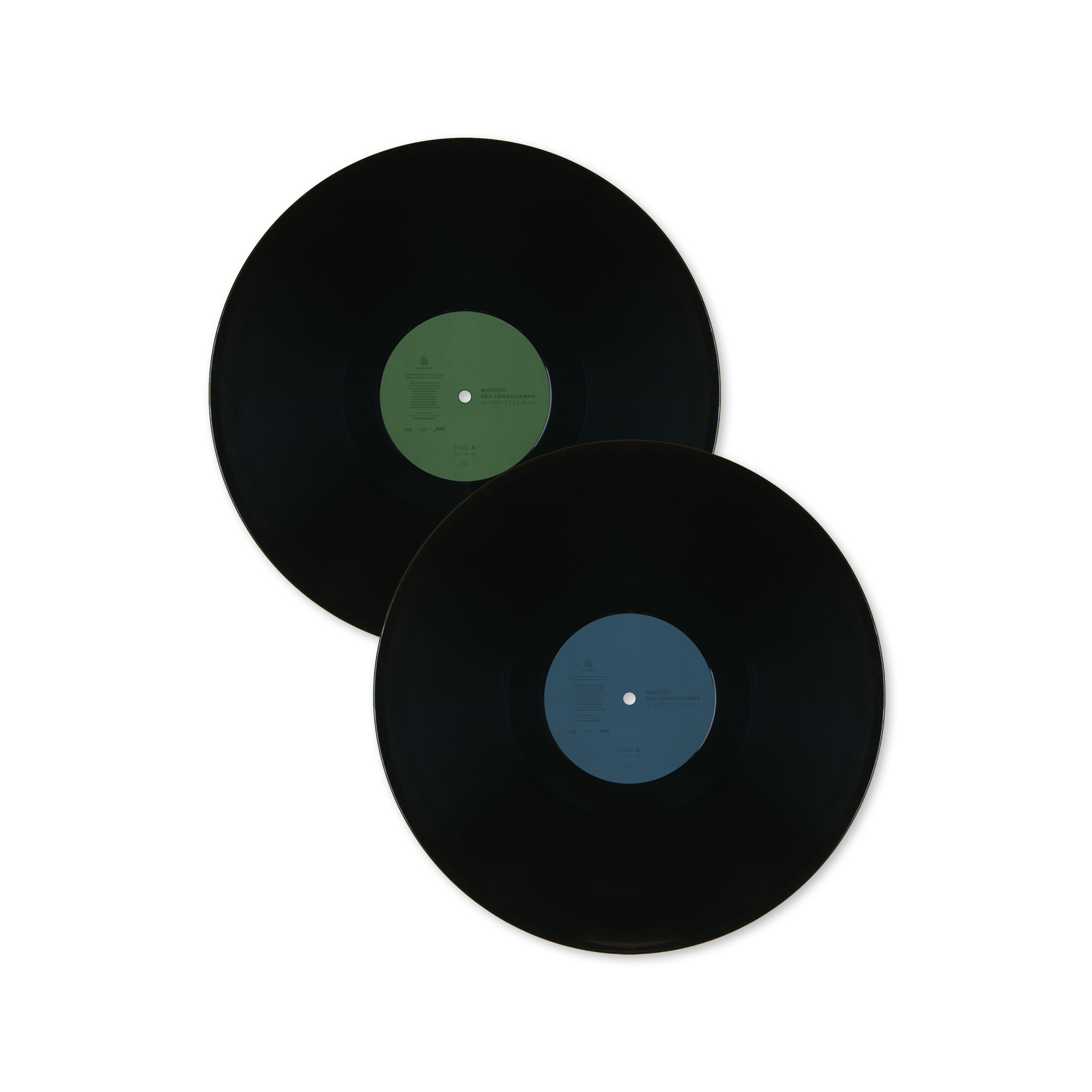 Vinyle "Le vert et le bleu"